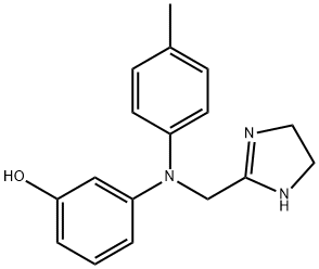 3-[(4,5-Dihydro-1H-imidazol-2-yl)methyl-(4-methylphenyl)-amino]phenol(50-60-2)